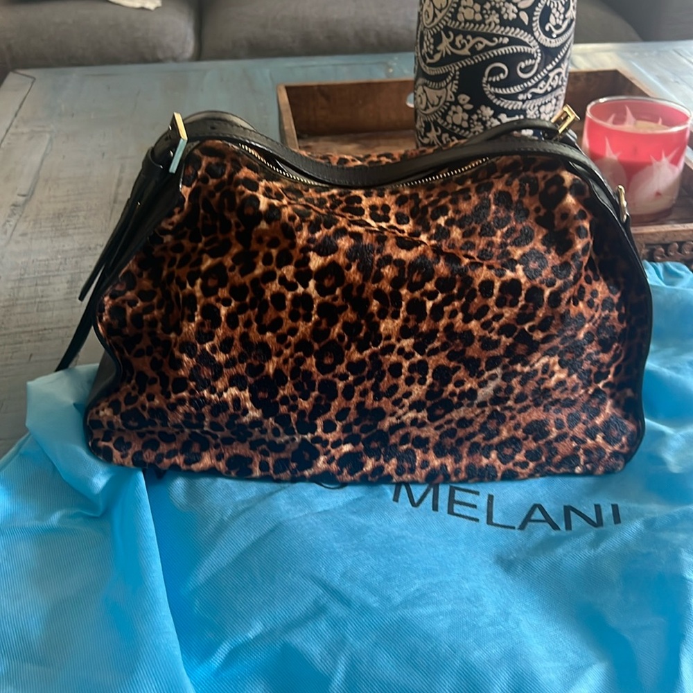 Antonio Melani Calf Hair Satchel
